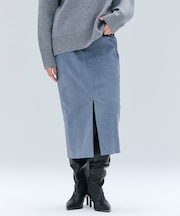 CISCO / フェイクスエードIラインスカート