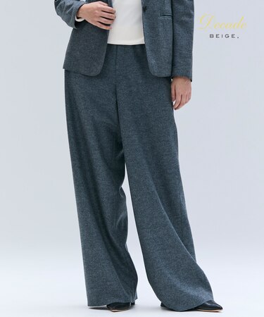 【セットアップ対応】CORBY / ウールイージーワイドパンツ