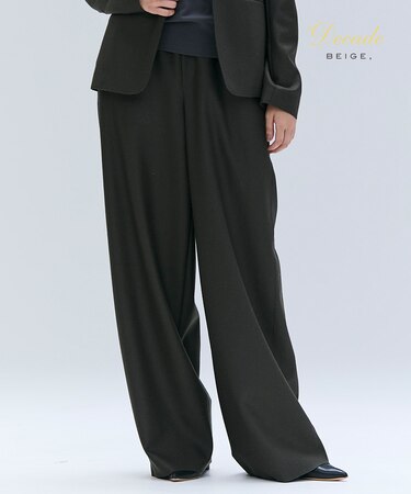 【セットアップ対応】CORBY / ウールイージーワイドパンツ