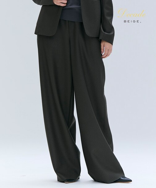 【セットアップ対応】CORBY / ウールイージーワイドパンツ