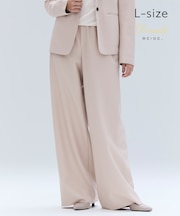 【Lsize・セットアップ対応】CORBY / ウールイージーワイドパンツ