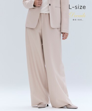 【Lsize・セットアップ対応】CORBY / ウールイージーワイドパンツ
