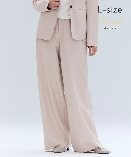 【Lsize・セットアップ対応】CORBY / ウールイージーワイドパンツ