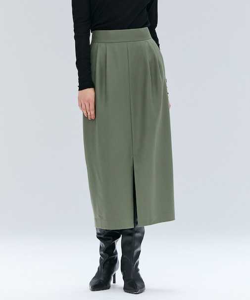 【VERY NaVY12月号掲載】TERNES / 2タックウールスカート