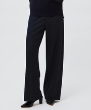 MONTAIGNE / イージーウエストウールワイドパンツ