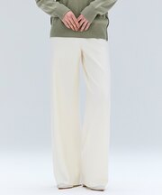 MONTAIGNE / イージーウエストウールワイドパンツ