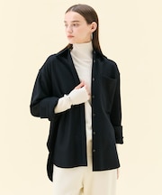 MONTAIGNE / ウールオーバーサイズシャツ
