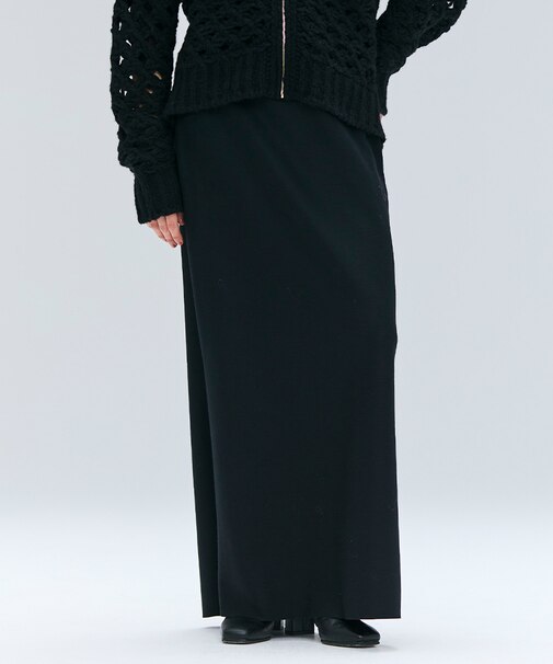 【VERY NaVY12月号掲載】MONTAIGNE / イージーウエストウールロングスカート