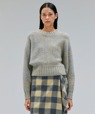 MARANA / モヘア混ミックスドルマンニット