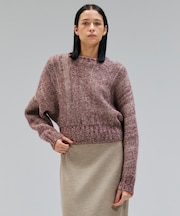 MARANA / モヘア混ミックスドルマンニット