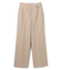 BUNNELL / ウールタブボタンストレートパンツ