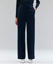 BUNNELL / ウールタブボタンストレートパンツ