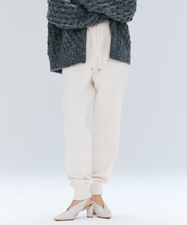 【洗える】TAFT / コットンカシミヤトラウザーパンツ