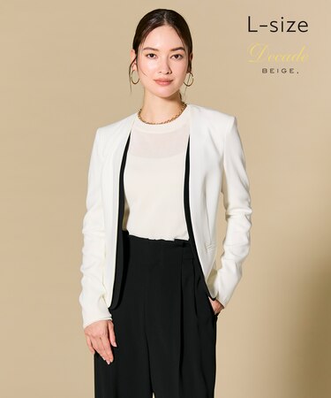 【Lsize・セットアップ対応】CINDY / ダブルカラージャケット