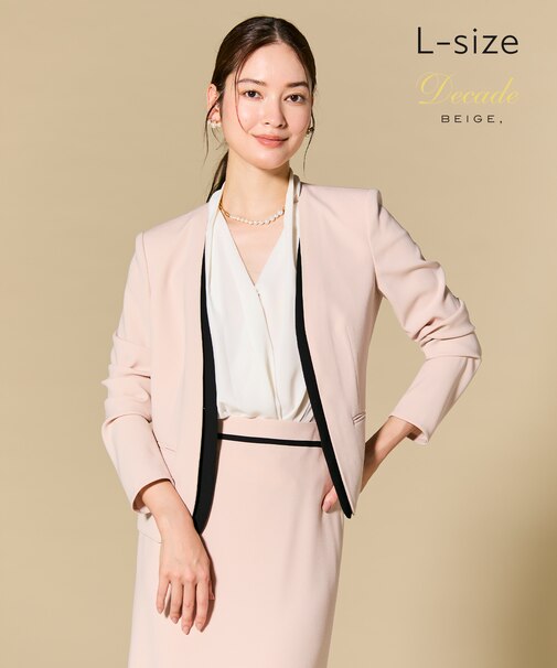 【Lsize・セットアップ対応】CINDY / ダブルカラージャケット