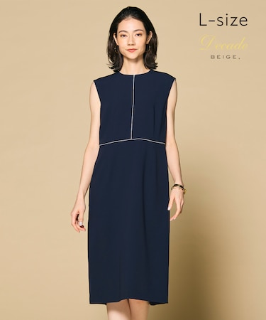 【L-size・セットアップ対応】CINDY / クルーネックドレス