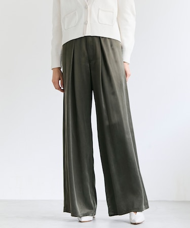 FRANKLIN / ドレープタックワイドパンツ