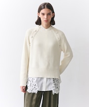 HELIODOR / スポンディッシュマリンボタンニット