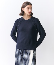 HELIODOR / スポンディッシュマリンボタンニット