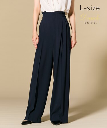 【Lsize・セットアップ対応】CINDY / ハイウエストパンツ
