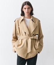 VESZELYITE / ラップショートトレンチコート