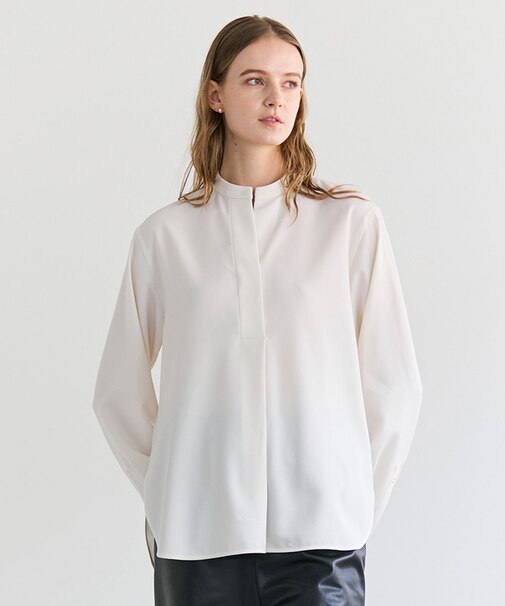 【セットアップ対応】SPHENE / スタンドカラープルオーバーブラウス