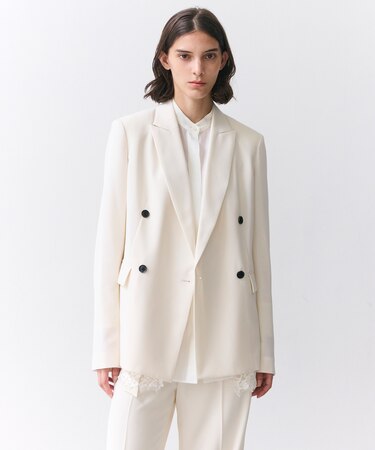 【セットアップ対応】SPHENE / ダブルブレストピークドラペルジャケット