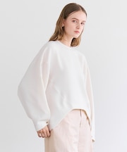 BROOM / スウェット風ライトフォルムプルオーバー