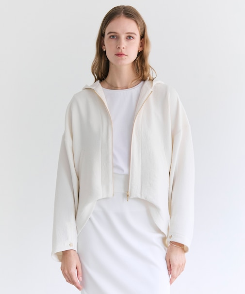 BROOM / スウェット風コンパクトライトパーカー