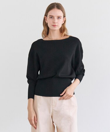 LAURA / ドライタッチ ストレッチニットプルオーバー