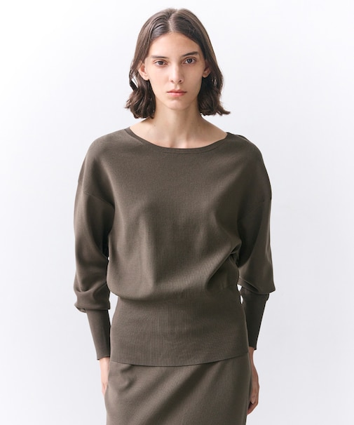 LAURA / ドライタッチ ストレッチニットプルオーバー