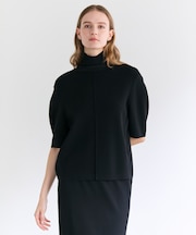 LAURA / ドライタッチ ストレッチショートスリーブニット