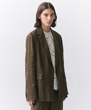 MICA / リネンブレンドテーラードジャケット