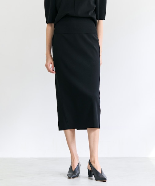 LAURA / ドライタッチ ストレッチニットスカート