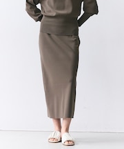 LAURA / ドライタッチ ストレッチニットスカート