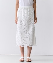 CITRINE / エンブロイダリーレースイージースカート