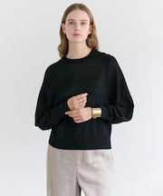 ARSENOPY / コットンドライタッチクルーネックニット