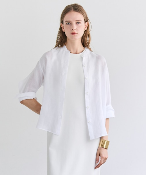 HALITE / リネンシアー オーバーサイズシャツ