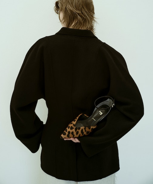 【一部店舗限定】HENRI EN VARGO / DEBORAH レオパード ストラップパンプス
