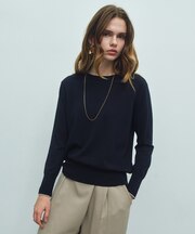 【VERY掲載】LA MONNAIE / レイヤーカラークルーネックニット