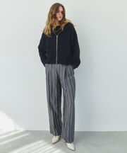 PALMER / ストライプ2タックワイドパンツ