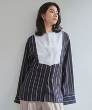 PALMER / ストライプシャツブラウス