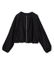 LINDEN / シルクナイロン バルーンブルゾン