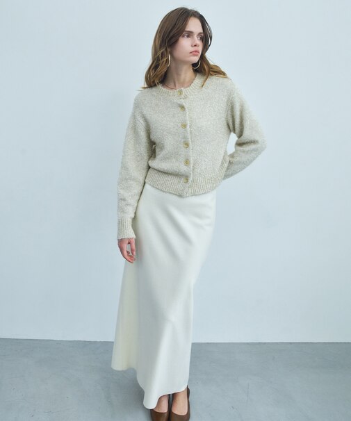 QUINCY / 2WAYフェザーニット