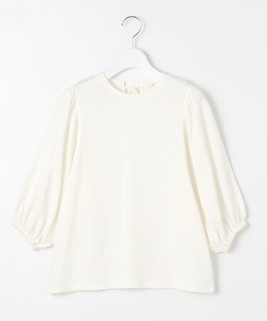 【UVケア】バックリボンボリュームスリーブ Tシャツ