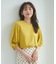 【UVケア】バックリボンボリュームスリーブ Tシャツ