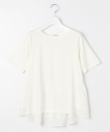 【UVケア】バックペプラムチュニック Tシャツ