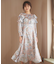 【洗える】フラワープリント ワンピース