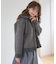 リバーシブル ムートンボアコート