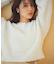【洗える】リボンヤーン プルオーバーニット
